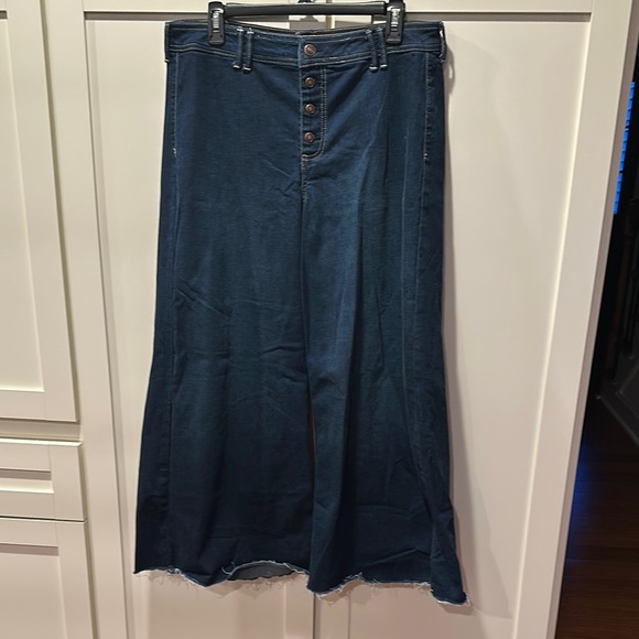 Free People Denim - Free People Dark Blue Flare Jeans